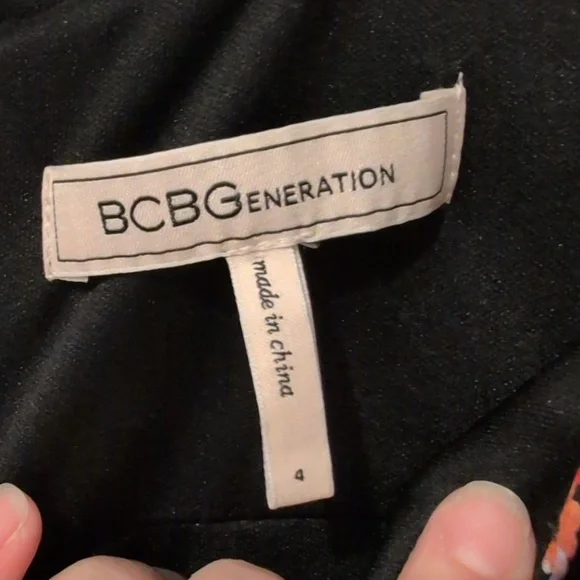 BCBGeneration Mini Floral Tiered Dress Size 4 - Picture 2 of 5